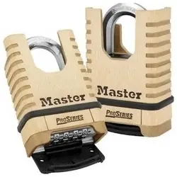 Flash Sale Master Lock 1177D Combination Padlock, Numeric, Proseries, Resettable, 2-1/4 Width, 1-1/16 Shackle Clearance