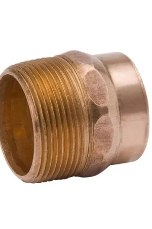 Mueller A07094 Streamline DWV Male Adapter, 2 in, C x MNPT Free Returns