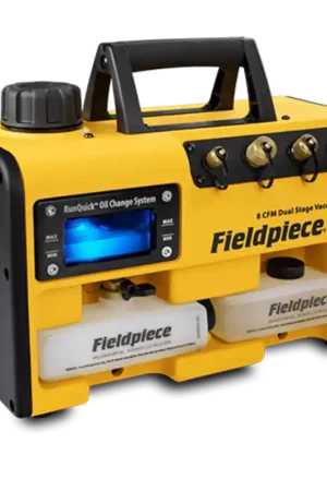 Bargain Fieldpiece VP85 Vacuum Pump, 8 CFM 3/4hp with RunQuick Oil Change System