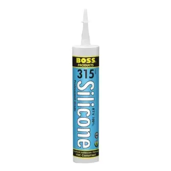 Shop Now Soudal Accumetric 31500 Silicone Sealant - Clear, Acetoxy Base, Cartridge, 10.3 oz