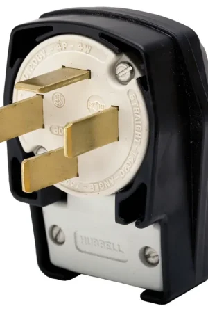 Hot Picks Hubbell HBL7302C HUB 4P4W 60A 120/208V ANG PLUG NEMA 18-60P