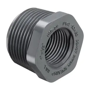 Spears 839-247 | 2X1/2 PVC Reducing Bushing MPTXFPT SCH80 Crafted