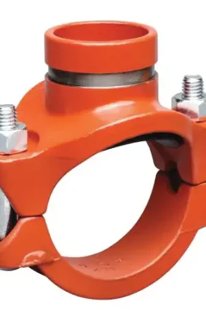 Victaulic CD2592NPE1 Mechanical-T Coupling with 1-1/2 in Grooved Bolted Branch Outlet and Grade E EPDM Gasket 4 x 1-1/2 in Seasonal Sale