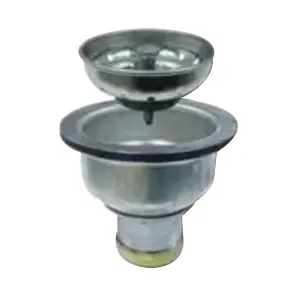 Kissler 59-2035 Round Deep Mount Lift and Turn Basket Strainer 1-1/2 in Authentic