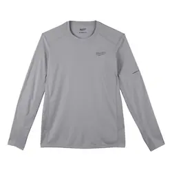 Factory Price Milwaukee 415G-2X WORKSKIN Lightweight Performance Shirt - Long Sleeve - Gray 2X