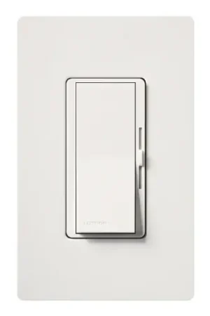 Secure Checkout Lutron DVLV-103P-WH 800 W 120 Volt White 3-Way Magnetic Low Voltage Paddle Switch Preset Dimmer
