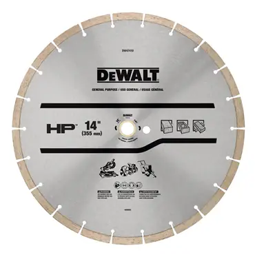 DeWalt DW47410 14IN Segmented HP General Purpose Clearance