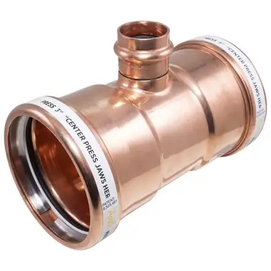 Apollo 10077763 2-1/2 x 2-1/2 x 1/2 in. Copper Press Tee Instant Buy