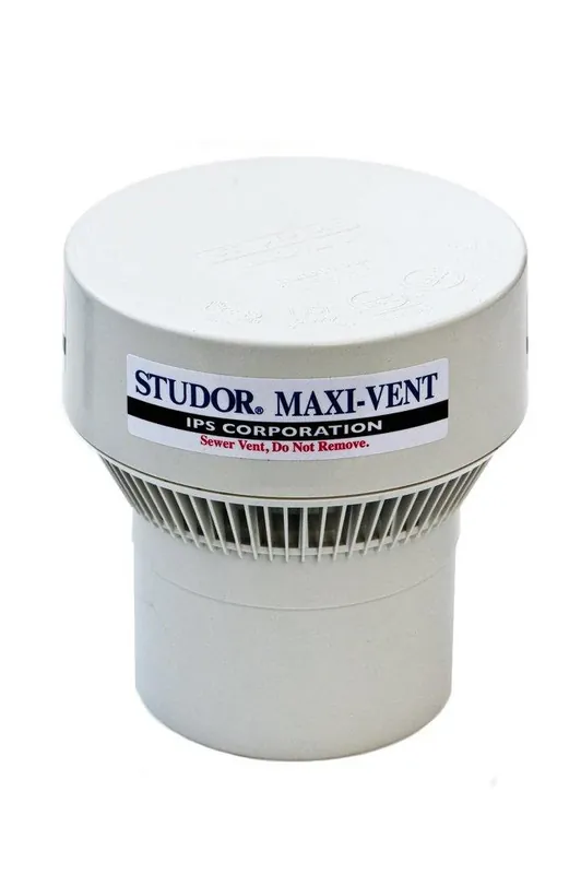 Authentic IPS Corporation 20302 Maxi-Vent 3 - 4 in. 500 dfu ABS Air Vent in White