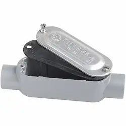 Weekend Sale Killark OC-5CG Aluminum Conduit Body With Cover And Gasket Type C - 1 1/2