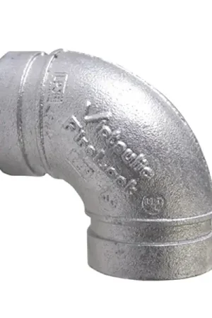 Victaulic F060001G00 FireLock 001 Hot Dipped Galvanized Ductile Iron 90 Deg Elbow 6 In Replacement MPN Budget