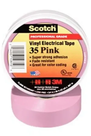 3M 35-3/4X66FT-PK Color Coding Premium-Grade Electrical Tape Professional Grade