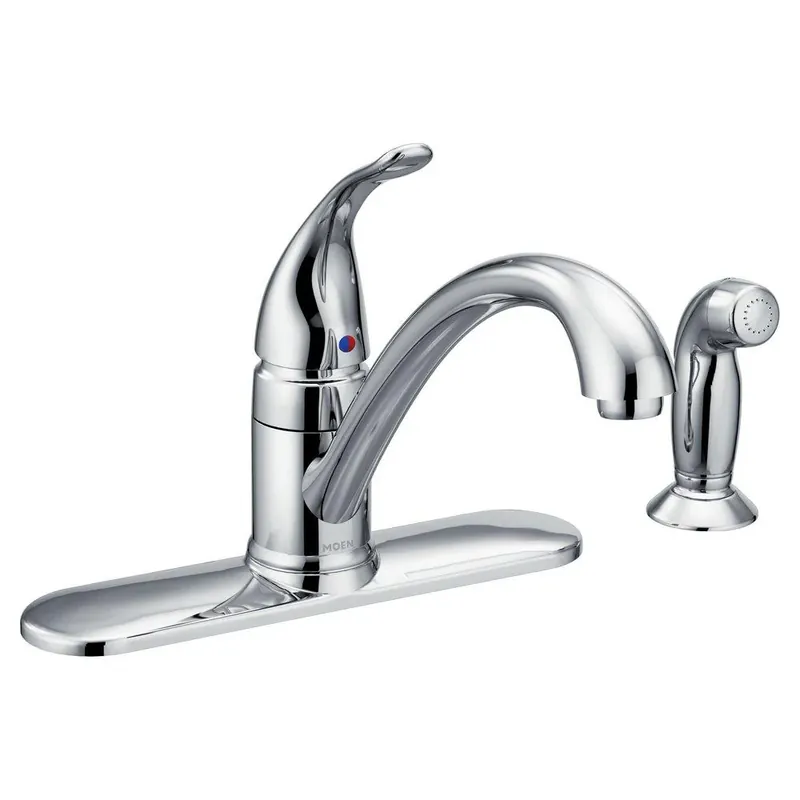 Save Now Moen 7082 Torrance Single Handle Kitchen Faucet with Side Spray in Chrome