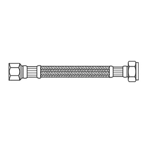 Kissler 88-1216 Flexible Braided Connector 1/2 in Compression x FIP 16 in Holiday Sale