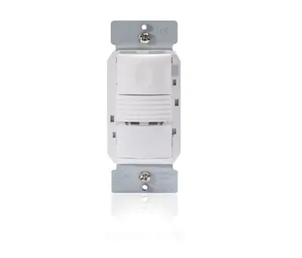 Legrand PW-101D-W PIR Dim Wall Switch Sensor 120/277 101 WH Time-Limited