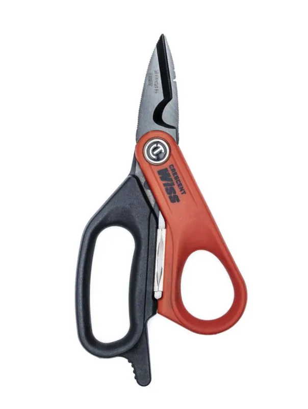 Professional Grade Apex Tool Group CW5T Crescent Tools 6 Electrician's Data Shears