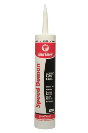 Red Devil 0736 Speed Demon Acrylic Caulk Power each Replacement MPN Hassle-Free Returns