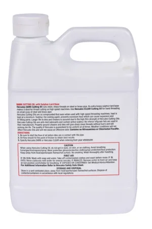 Buy Online Hercules 40215 Cutting Oil 1QT Can
