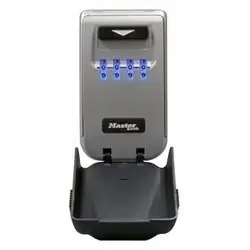 Master Lock 5425D Combination Lock Box, Numeric, Light Up Dial, Wall Mount, 2-7/8 Width Next Day Delivery