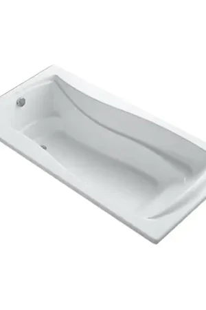 Kohler K1259-0 Mariposa Acrylic End Drain Drop-In Bathtub 72 gal Time-Limited