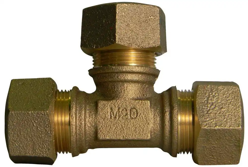 A.Y. McDonald 5131-119 1 in. CTS Brass Tee Replacement MPN High Quality