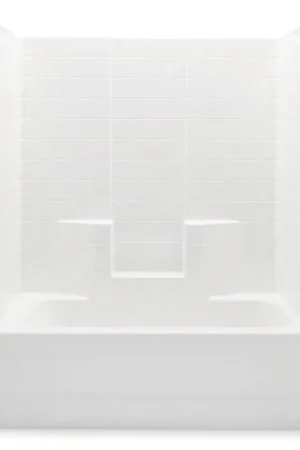 Aquatic 2603CTWR-WH Everyday 60 in. x 33-1/4 in. Tub & Shower Unit Right Drain Exclusive Offer