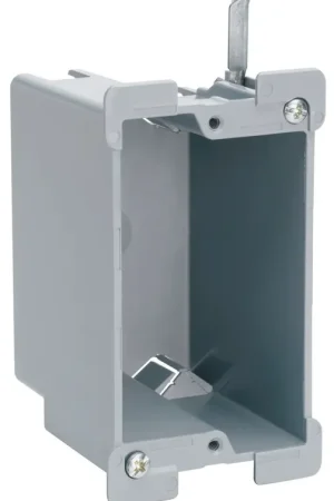 Legrand P116W Pass & Seymour 3.75 x 2.25 x 3.03 Inch 16 In. Plastic 1-Gang Old Work Switch and Outlet Box Premium