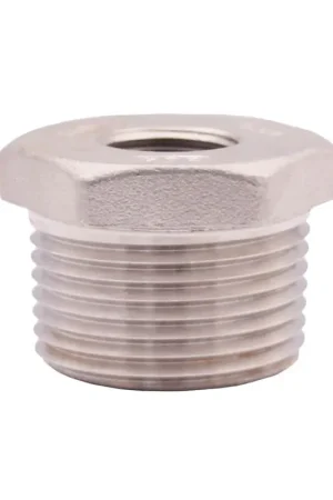 Legend Valve 404-495 Hex Bushing 1-1/2 x 1-1/4 in Threaded 304 Stainless Steel One Day Deal
