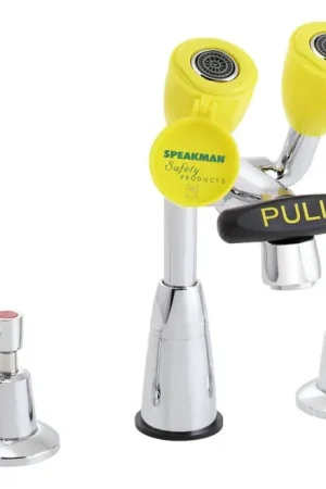 Speakman SEF-1800-CA SPKSEF1800CA EYESAVER 8CC FAUCET WITH INTEGRAL PULL HANDLE EYEWASH Secure Checkout