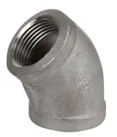 Smith-Cooper International 4381034630 1/2 x 1/2, FPT x FPT, Class 150, Cast 316 Stainless Steel, 45D, Heavy Pattern, Straight, Elbow Discount