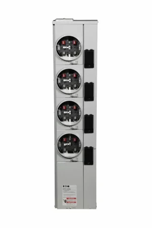 Final Sale Eaton 1MP4124RRL Group Metering Meter Pack 125A 4 Sockets 400A Bus