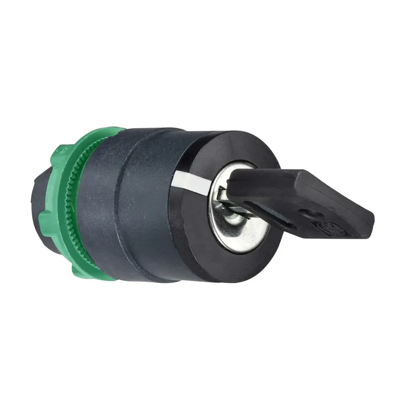 Instant Buy Schneider Electric ZB5AG8 Square D 22 mm 3-Position Maintained/Maintained/Momentary Key Non-Illuminated Selector Switch Operator