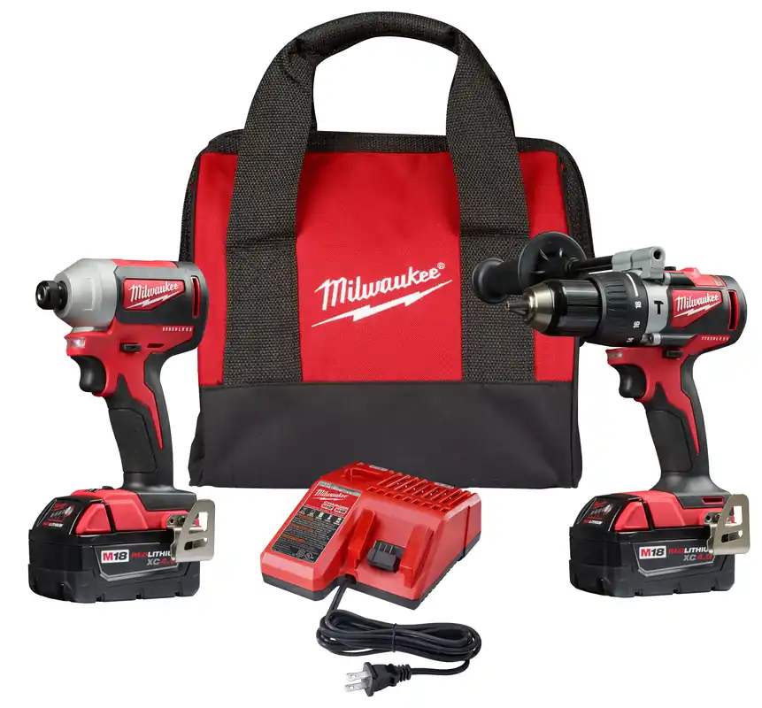 Milwaukee 2893-22 2-Tool Brushless Compact Cordless Combination Kit Special Discount