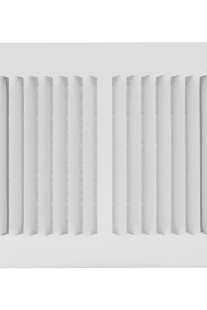 Latest Hart & Cooley 703918 8 x 6 White Two-Way Steel Sidewall/Ceiling Register