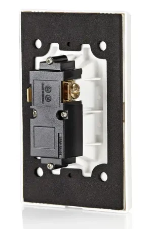 Latest Leviton W5601-2W WR Switch Single Pole 15A-120/277V White