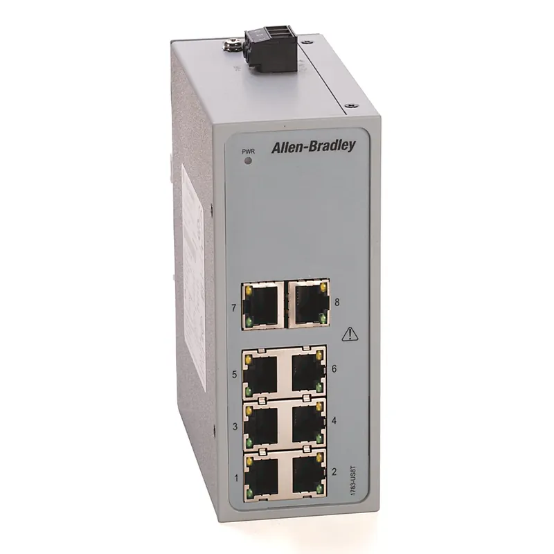 Fresh Stock Allen-Bradley 1783-US8T Stratix 2000 Unmanaged Switch 8 Copper Ports