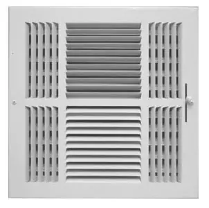 Last Chance AirMate 190_12X12-W 12 x 12 4-Way Ceiling/Side Wall Register