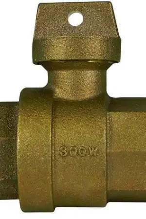 A.Y. McDonald 5129-162 1 Flared Water Service Brass Curb Stop Ball Valve M76100G Fast Shipping