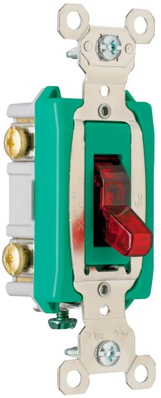 Legrand PS30AC2RPL 2pole Pilot Lighted Switch 30A 120/277V - Red Buy Today
