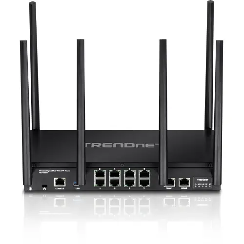 Bargain TRENDnet TEW-829DRU AC3000 Tri-Band Wireless Gigabit Dual-WAN VPN SMB Router
