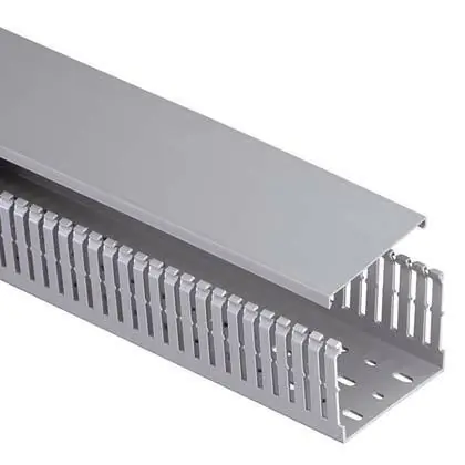 Last Chance Panduit MC25X75IG2 Panduct Narrow Slot Duct, Gray, PVC, 2.85x0.97, PK2