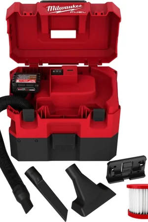 Special Offer Milwaukee 0960-21 M12 FUEL 1.6 Gallon Wet/Dry Vacuum Kit