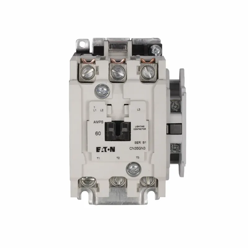 Markdown Eaton CN35GN4AB 120 Volt 60 Amp 4-Pole Open Control Lighting Contactor