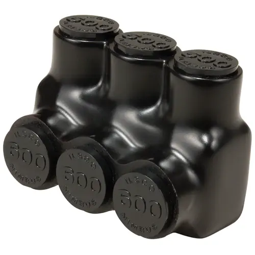 Buy Online ILSCO PBTS-4-3/0 Nimbus Insulated Aluminum Multi-Tap Connector Conductor Range 3/0-6 4 Ports Single Sided Entry Tin Plated UL CSA