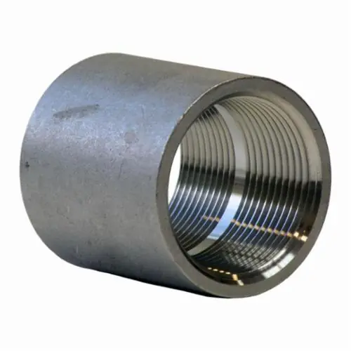 Merit Brass K411-64 Pipe Coupling, 4 in Nominal, FNPT End Style, 150 lb, 304/304L In Demand
