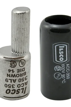 Low Price Ilsco ACO-2/0 Aluminum Compression Pigtail Adaptor Offset, Conductor Size 2/0