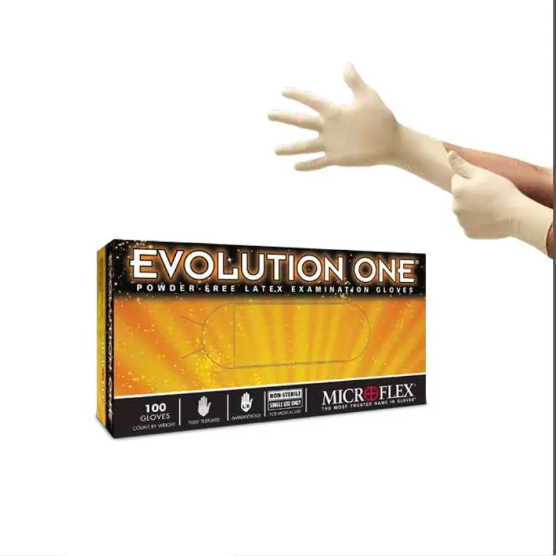 Ansell EV-2050-L MICROFLEX®Evolution One® Powder Free Textured Natural Color Gloves Large 9.5 Long Special Offer
