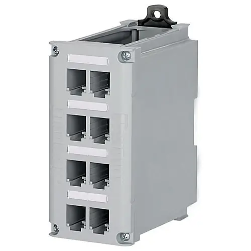Panduit CDPP8RG Mini-Com 8-port DIN Rail Copper Patch Panel Must Have