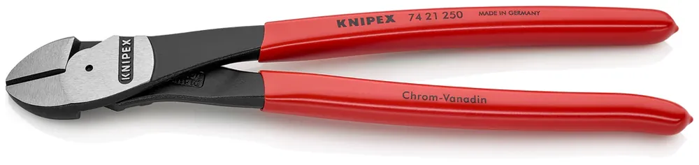Knipex 7421250 10 High Leverage 12-Degree Angled Diagonal Cutters Special Discount