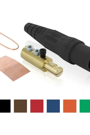 Leviton 16D24-UH 1-Pole Cam Type Detachable Plug Taper Nose 600 Volts Rated Up To 400 Amperes Continuous Cable Range - 1/0 To 4/0 Trusted Brand